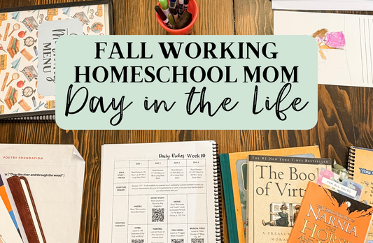 Fall 2024 Working Homeschool Mom Day in the Life
