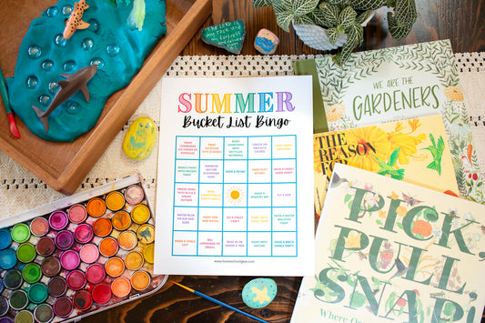 Inexpensive At-Home Summer Fun: Summer Bucket List Bingo