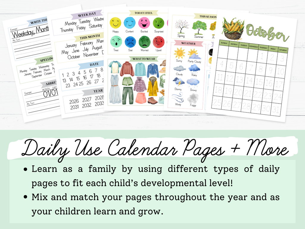 Homeschool Morning Menus | 2026-2027 School Year