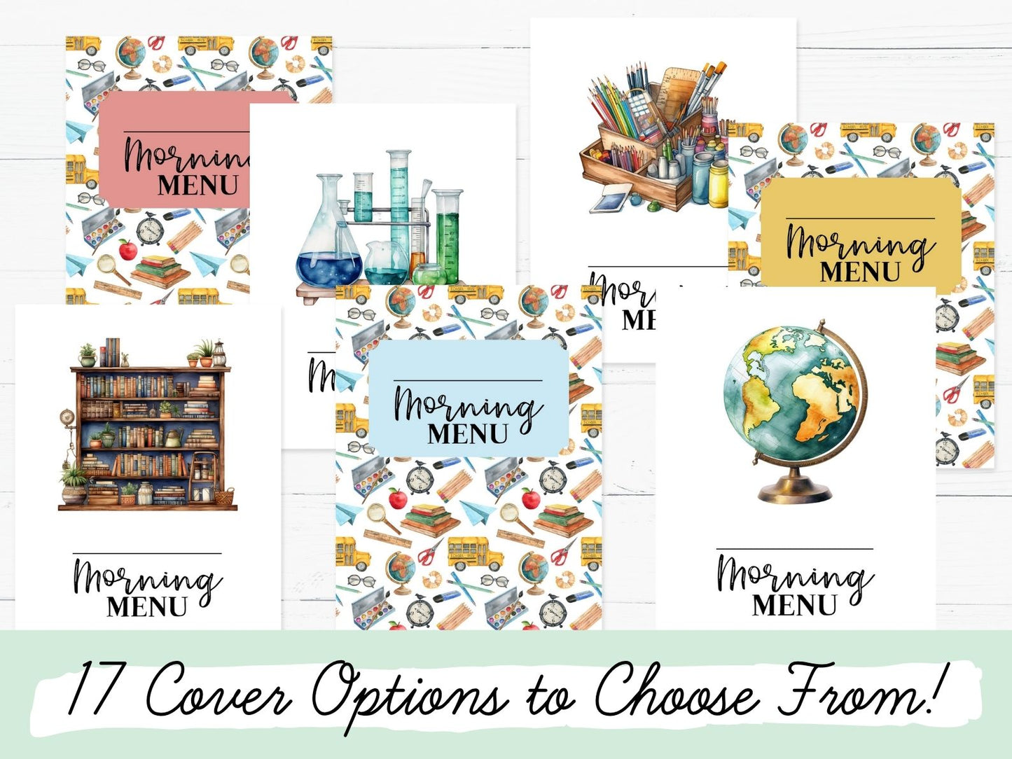Homeschool Morning Menus | 2025-2026 School Year