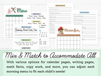 Homeschool Morning Menus | 2026-2027 School Year