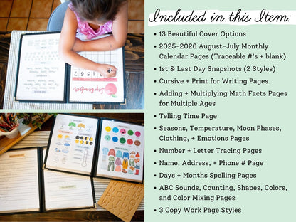 Homeschool Morning Menus | 2025-2026 School Year