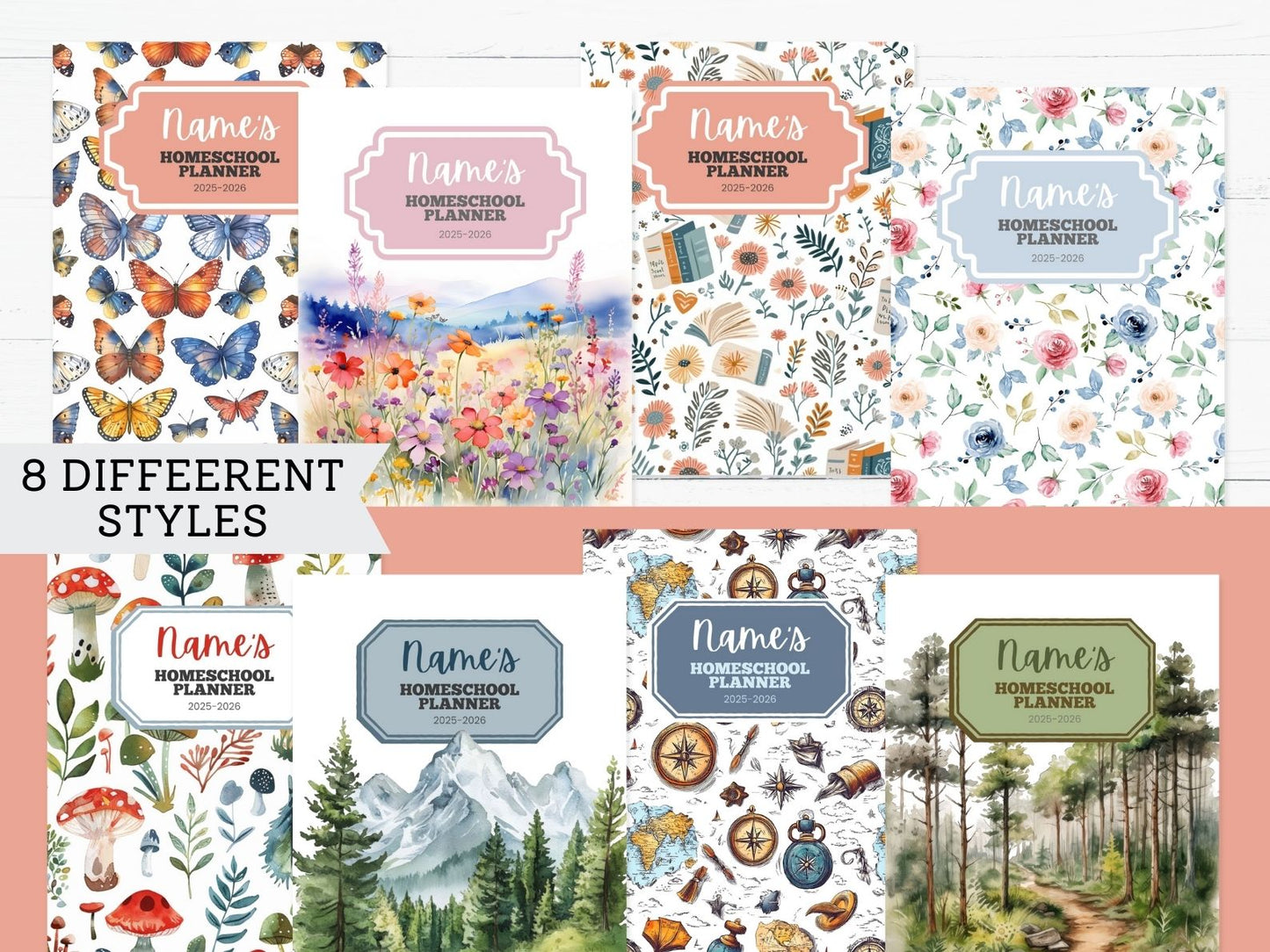 Student Homeschool Planners 2025-2026