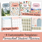 Student Homeschool Planners 2026-2027